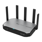 Reyee Router Wi-Fi Cloud con Mesh - Wi-Fi 6 2x2 | 5 Porte RJ45 10/100 /1000 Mbps - Supporta fino a 4 WAN per il failover o il bilanciamento - Fino a 1200 Mbps di larghezza di banda - Server VPN IPSec, L2TP, PPTP, OpenVPN - Controllo intelligente della larghezza di banda