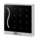 Lettore di accesso - Accesso tramite scheda MF e PIN - indicatore LED e acustico - Wiegand 26/34 - Compatibile con i controller ZKTeco - Adatto per esterni IP65