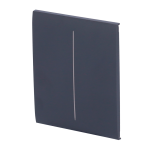 Pannello tattile per doppio interruttore della luce  - Compatibile con AJ-LIGHTCORE-2G - Retroilluminazione a LED - Pannello tattile centrale senza contatto - Colore grigio grafite - Ajax - LightSwitch CenterButton