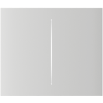 Panel táctil para interruptor de luz doble  - Compatible con AJ-LIGHTCORE-2G-VERT - Retroiluminación LED - Panel táctil central sin contacto - Color blanco - Ajax - LightSwitch CenterButton Vertical