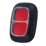 Doppio pulsante antipanico - Bidirezionale - Senza fili 868 MHz Jeweller - Distanza in spazio aperto 1300 m - Pulsazione sicura: doppia o lunga - Alimentazione 1 batteria CR2032 3.0 V