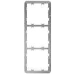 Marco vertical para tres interruptores - Compatible con 2 x AJ-SIDEBUTTON-...-VERT - Compatible con 1 x AJ-CENTERBUTTON...-VERT - Ajax - LightSwitch Vertical Frame (3 seats)