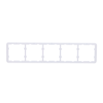 Telaio per cinque interruttori - Compatibile con 2 x AJ-SIDEBUTTON - Compatibile con 3 x AJ-CENTERBUTTON - Ajax - LightSwitch Frame (5 seats)