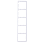 Marco vertical para cinco interruptores - Compatible con 2 x AJ-SIDEBUTTON-...-VERT - Compatible con 3 x AJ-CENTERBUTTON-...-VERT - Ajax - LightSwitch Vertical Frame (5 seats)
