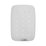 Tastiera indipendente con lettore - Bidirezionale - Certificato grado 2 - Senza fili 868 MHz Jeweller - Armati, parziali armati, disarmati ed emergenza - Alimentazione 4 batterie AA 1.5 V