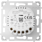 Relé interruptor inteligente doble y conmutable - Inalámbrico 868 MHz Jeweller - Alcance de comunicación hasta 1100 m - Alimentación 230 V AC 50 Hz - Sin necesidad de cable neutro - Ajax - LightSwitch LightCore Vertical(2G / 2W)
