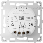Relé para interruptor de luz de cruce vertical - Inalámbrico 868 MHz Jeweller - Alcance de comunicación hasta 1100 m - Alimentación 230 V AC 50 Hz - Sin necesidad de cable neutro - Ajax - LightSwitch LightCore Vertical(Crossover)