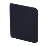 Pannello tattile per interruttore della luce - Compatibile con AJ-LIGHTCORE-1G/ -2W - Retroilluminazione a LED - Pannello tattile laterale senza contatto - Colore nero - Ajax - LightSwitch SideButton
