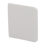 Pannello tattile per interruttore della luce - Compatibile con AJ-LIGHTCORE-1G /-2W - Retroilluminazione a LED - Pannello tattile laterale senza contatto - Colore grigio ostrica - Ajax - LightSwitch SideButton