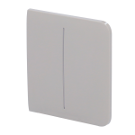 Pannello tattile per doppio interruttore della luce - Compatibile con AJ-LIGHTCORE-2G - Retroilluminazione a LED - Pannello tattile laterale senza contatto - Colore oliva - Ajax - LightSwitch SideButton