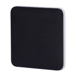 Pannello tattile per interruttore della luce - Compatibile AJ-LIGHTCORE-1G / -2W - Retroilluminazione a LED - Pannello tattile senza contatto - Colore nero - Ajax - LightSwitch SoloButton