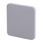 Pannello tattile per interruttore della luce - Compatibile AJ-LIGHTCORE-1G / -2W - Retroilluminazione a LED - Pannello tattile senza contatto - Colore grigio - Ajax - LightSwitch SoloButton