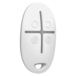 Telecomando - Bidirezionale - Certificato grado 2 - Senza fili 868 MHz Jeweller - Armato, disarmato, parziale e panico - Alimentazione 1 batteria CR2032 3.0 V