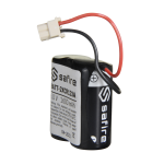 Safire - Pack di pile CR123A / CR17345 / 5018LC - Connettore Molex 5284 - Voltaggio 6 V / Litio - Capacità nominale 1600 mAh - Compatibile con rilevatori Visonic Next Cam PG2 e K9 PG2