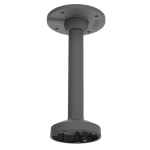 Staffa a tetto - Altezza 573 mm - Adatto per esterni - Colore nero - Fabbricato in alluminio - Passacavo