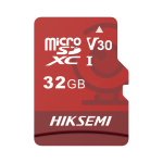 Scheda di memoria Hikvision - Capacità 32 GB - Classe 10 | Velocità di scrittura 25 MB/s - Fino a 300 cicli di scrittura - Formato exFAT - Adatto in particolare per la videosorveglianza