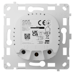 Relè per interruttore intelligente dimmerabile - Senza fili 868 MHz Jeweller - Range di comunicazione fino a 900 m - Alimentazione 230 V AC 50 Hz - Non è necessario il neutro - Ajax - LightSwitch LightCore (Dimmer) Vertical
