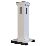 Torre per la protezione perimetrale 360º - Alimentazione solare / Foto-verifica -  Include pannello solare e regolatore MPPT - Base con 2 blocchi antivibrazione  - Collegamento per batteria di backup piombo da 12 V - Compatibile con il sistema Ajax