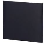 Pannello tattile per doppio interruttore della luce  - Compatibile con AJ-LIGHTCORE-2G-VERT - Retroilluminazione a LED - Pannello tattile centrale senza contatto - Colore nero - Ajax - LightSwitch CenterButton Verticale