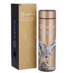 Safire - Bottiglia termica - Colore dorato - Guarnizione - In acciaio inox 304
