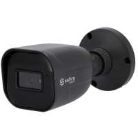 Safire Smart - Telecamera Bullet IP gamma E1 Intelligenza Artificiale - Risoluzione 4 Megapixel (2566x1440) - Ottica 2.8 mm | Audio IN | IR 30m - IA: Classificazione di persone e veicoli - Waterproof IP67 | PoE (IEEE802.3af)