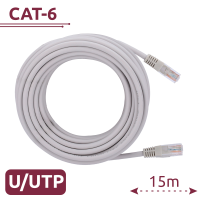 Cavo UTP - Ethernet - Connettori RJ45 - Categoria 6 - 15 m - Colore bianco