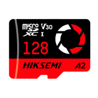 Tarjeta de memoria Hikvision - microSD | Capacidad 128 GB - Clase 10  | Velocidad escritura 150 MB/s - Hasta 3.000 ciclos de escritura - Formato exFAT - Ideal para vídeo e imágenes en 4K