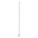 Staffa a tetto - Per telecamere dome - Altezza 520 mm - Adatto per esterni - Colore bianco - Fabbricato in alluminio