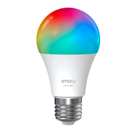 Imou Lampadina smart B5 WiFi 2.4GHz - LED RGBW  - Luminosità regolabile - Temperatura 2700K - 6500K - Attacco E27 - Adatta per interni