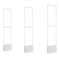 Barriere antitaccheggio EAS - Tecnologia acusto-magnetica AM 58 kHz - 2 corridoi: master e due slave - Connessione WiFi | Plug & Play - Realizzata in acrilico trasparente - Configurazione da remoto con Cloud gratuito