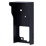 Tettuccio per videocitofono - Specifica per Akuvox AK-E12x - Misure: 153 (I) x 74 (La) x 51 (Lu) mm - Fabbricata in acciaio galvanizzato - Tettuccio antipioggia - Montaggio a parete