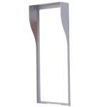 Tettuccio per videocitofono - Specifica per Akuvox AK-R29S - Misure: 330 (I) x 132 (La) x 45 (Lu) mm - Fabbricata in acciaio galvanizzato - Tettuccio antipioggia - Montaggio a incasso
