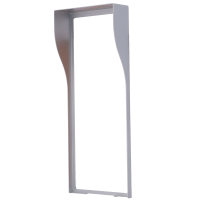 Tettuccio per videocitofono - Specifica per Akuvox AK-R29S - Misure: 330 (I) x 132 (La) x 45 (Lu) mm - Fabbricata in acciaio galvanizzato - Tettuccio antipioggia - Montaggio a incasso