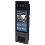 Videocitofono IP antivandalo IK10 - Doppia telecamera da 2 Mpx | Audio bidirezionale - Riconoscimento facciale, scheda, PIN, BLE e QR | 3 relè - Appartamenti | PoE+, SIP standard - Schermo touch screen IPS da 8" | Manutenzione Cloud - Connessione via Cloud | Uscita 12V