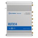 Teltonika Router 4G Industriale - Modem 4G Cat 12 Dual SIM  - Wi-Fi 5 - Bluetooth LE 4.0 - Posizionamento GNSS - 5 porte Ethernet RJ45 Gigabit