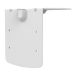 Staffa - Filettatura standard - Adatto per uso in interni ed esterni - 104 mm (alto) - Colore bianco