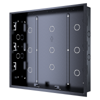 Supporto per videocitofono - Specifico per Akuvox AK-X916S - Misure: 336 (I) x 382 (La) x 59 (Lu) mm - Fabbricato in acciaio galvanizzato - Montaggio a incasso - Facile installazione