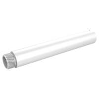 Palo estensibile per il montaggio a sospensioneone - Altezza 250 mm - Colore bianco - Fibra composita - Adatto per esterni