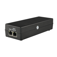 Iniettore PoE - Ingresso/Uscita RJ45 10/100/1000 Mbps - Potenza 30 W - Distanza massima 100 m - PoE/PoE+ IEEE802.3af/at - Stabilizzato e protetto