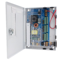 Scatola di distribuzione di alimentazione - Ingresso AC 180 V~246 V - 18 uscite Fuse - Fusibile di protezione ripristinabile - Voltaggio d'uscita 12 V / 250 W - Corpo metallico
