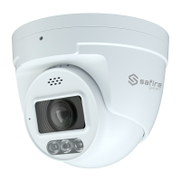 Safire Smart - Telecamera Turret IP gamma I1 con Deterrenza attiva - Risoluzione 4 Megapixel (2566x1440) - Ottica 2.8-12 mm | MIC & Speaker | Dual light 40m - IA: Classificazione di persone e veicoli - Waterproof IP67 | PoE (IEEE802.3af)