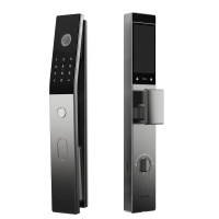 Cerradura inteligente con videoportero - Facial, palma, vena, huella, tarjeta, NFC y PIN - 50 usuarios | WiFi y Bluetooth - Cámara 4 Mpx y pantalla 5" táctil - Batería 9.000 mAh integrada | Exterior IP65 - Conexión a través de Cloud