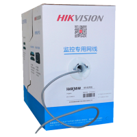 Hikvision cavo UTP categoria 5E - Conduttore OFC, 99,5% rame - Isolamento HDPE - Bobina di 305 metri - Cover grigia