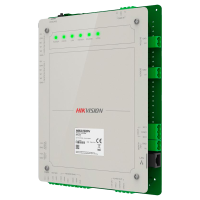 Controller di accesso con identificazione multipla - Riconoscimento Facciale, impronta digitale, scheda, QR o PIN - 1 porta | Comunicazione TCP/IP - 2 lettori per Wiegand | 2 lettori per OSDP - Senza scatola - iVMS-4200 | Hik-Connect