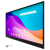 Schermo interattivo IBOARD 86'' 4K - (Opzionale) Lavagne laterali  - Risoluzione 3840x2160 - Ingressi HDMI, VGA, DP, Type-C, LAN, USB, OPS - Angolo di visione 178º - Altoparlanti integrati
