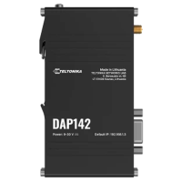 Teltonika Access Point Industriale - 2 porte Ethernet RJ45 Fast Ethernet - Porta Seriale RS232 - Wi-Fi 802.11b/g/n 2.4GHz - Alloggiamento in Alluminio