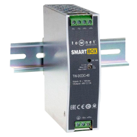 Alimentatore a commutazione - Ingresso 9-18 V DC - 2 uscite 48 V DC - Montaggio su guida DIN - Compatibile con PoE Townet