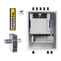 Alimentazione a ciclo - 1728Wh  - Ricarica rapida 10,7A/310Wh 5,5h - Monitoraggio Remoto dei sistemi - Switch industriale Poe Switch Poe  - DC-DC Convertitore industriale DIN 9-18Vdc