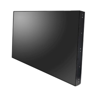 Monitor LED 55" - Specifico per videowall - Formato 16:9 - HDMI, DVI, VGA, AV, RS232 e RJ45 - Risoluzione 1920x1080 - Margine totale di 3.5mm