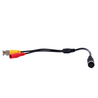 Cavo da M12F a BNC + DC - Cavo di uscita video per il monitor - Compatibile con streamax - Lunghezza 35cm